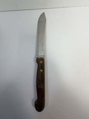 Vintage‎ Ekco Eterna Stainless Steel Utility Knife with Wood Handle